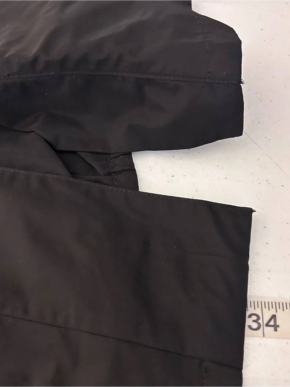 Sun Kim XL Parachute jacket/ coat Drawstring Black Oversize With Pockets VGC - Picture 10 of 11